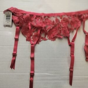 Torrid Coral Lace Garter Belt,Size 1/2